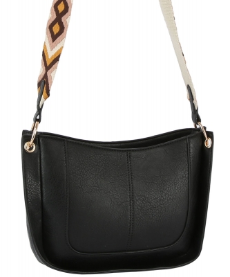 Guitar Strap Crossbody Bag GL-0137-M BLACK